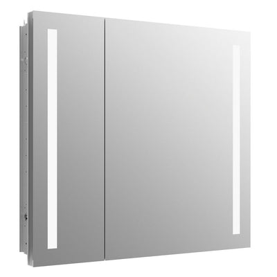 Verdera 34 in. W x 30 in. H Surface-Mount Lighted Medicine Cabinet - Super Arbor