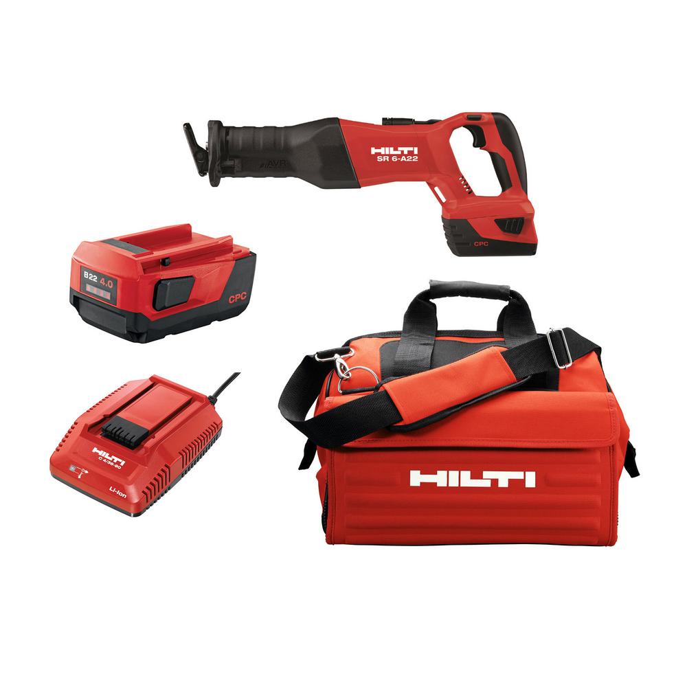 SR6 A 22-Volt Lithium-Ion Cordless Brushless Reciprocating Saw Kit - Super Arbor
