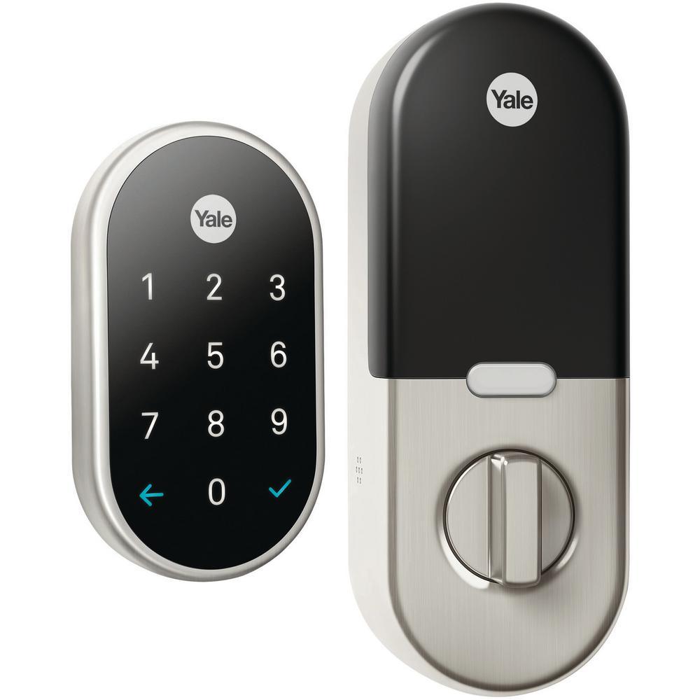 Nest x Yale Lock Satin Nickel with Google Nest Connect - Super Arbor