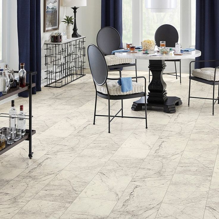 STAINMASTER White 9.84-mil x 12-ft W Waterproof Cut-to-length Vinyl Sheet Flooring