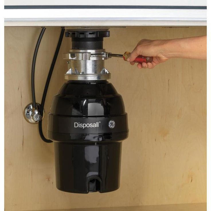 GE 3/4-HP Batch Feed Noise Insulation Garbage Disposal