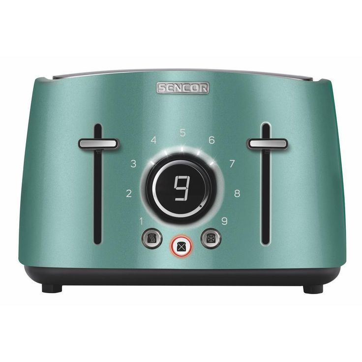 4-Slice Red Toaster with Rack