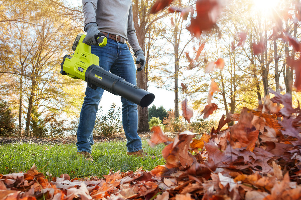 RYOBI 110 MPH 410 CFM 18-Volt ONE+ Brushless Cordless Variable-Speed Lithium-Ion Jet Fan Blower (Tool-Only)