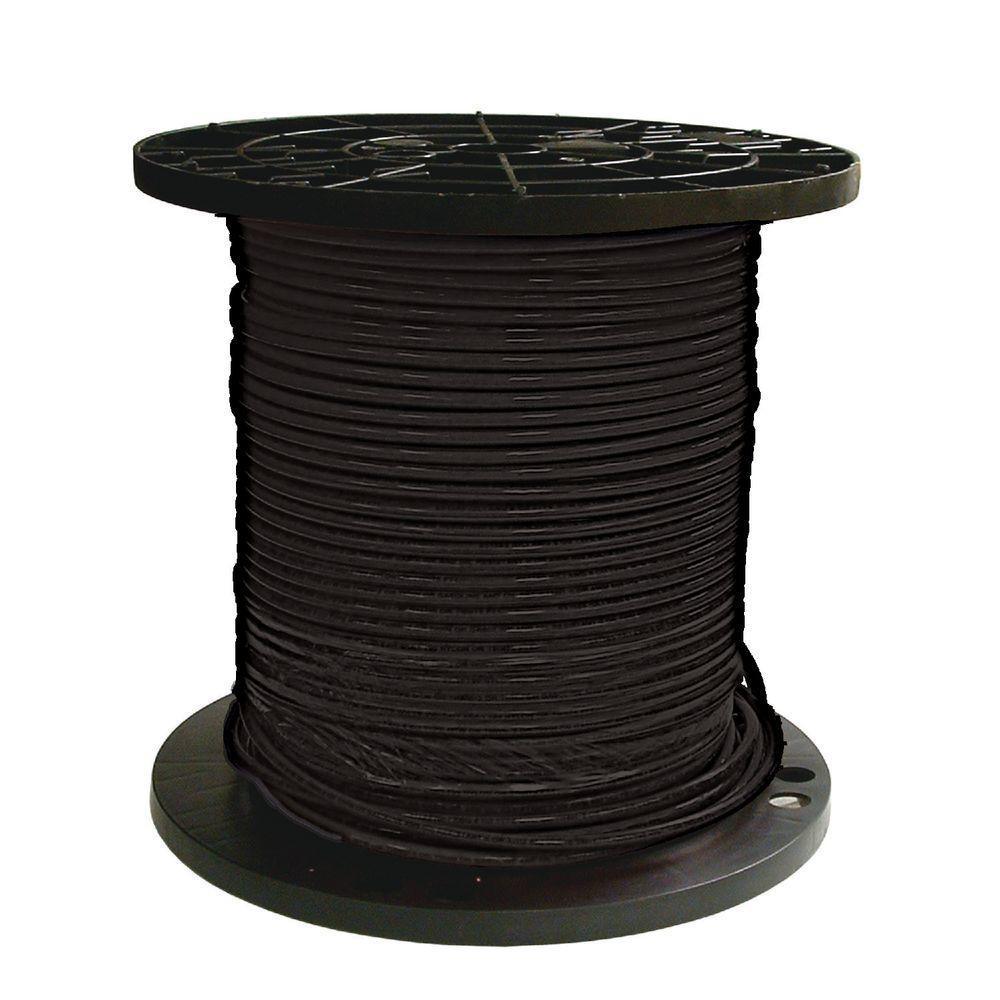 500 ft. 2 Black Stranded CU SIMpull THHN Wire - Super Arbor