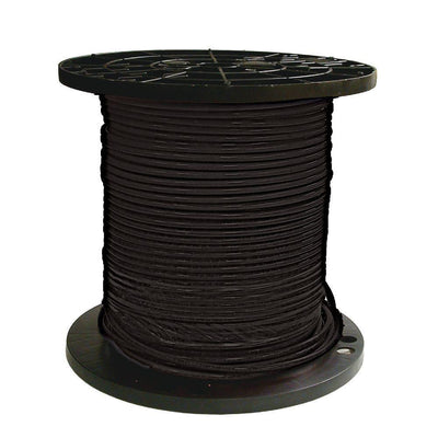 500 ft. 2 Black Stranded CU SIMpull THHN Wire - Super Arbor