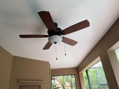 Harbor Breeze Monarch 52-in Brushed nickel LED Indoor/Outdoor Ceiling Fan with Remote (5-Blade) - Super Arbor