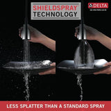 Delta Dunsley VoiceIQ Spotshield Stainless 1-Handle Deck-Mount Pull-Down Touchless Kitchen Faucet