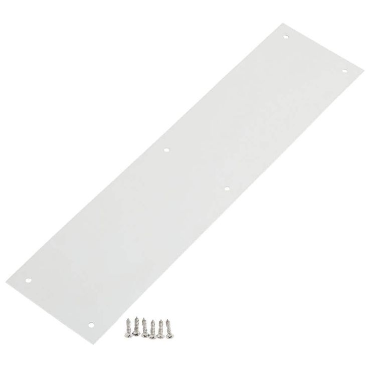 3-1/2 in. x 15 in. Satin Aluminum Push Plate