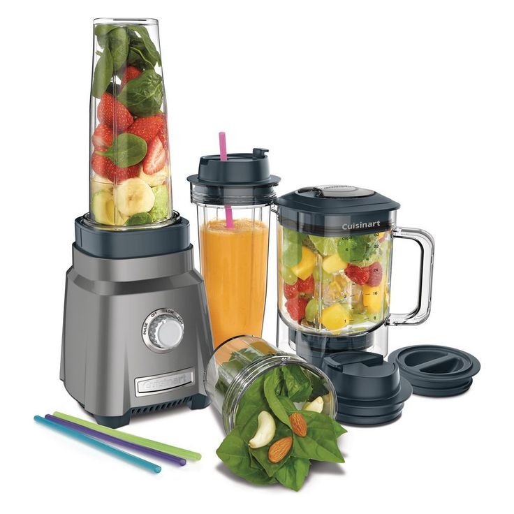 Hurricane 32 oz. 3-Speed Brushed Chrome Compact Juicing Blender