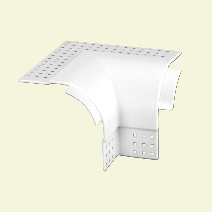 1-1/2 in. Vinyl 2-Way Bullnose Corner Cap (50-Pack) - Super Arbor