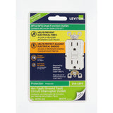 15 Amp 125-Volt Duplex Self-Test SmartlockPro Tamper Resistant AFCI/GFCI Dual Function Outlet, White - Super Arbor