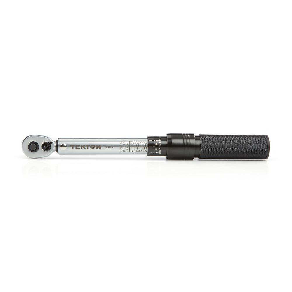 1/4 in. Drive Dual-Direction Click Torque Wrench (10-150 in./lb.) - Super Arbor