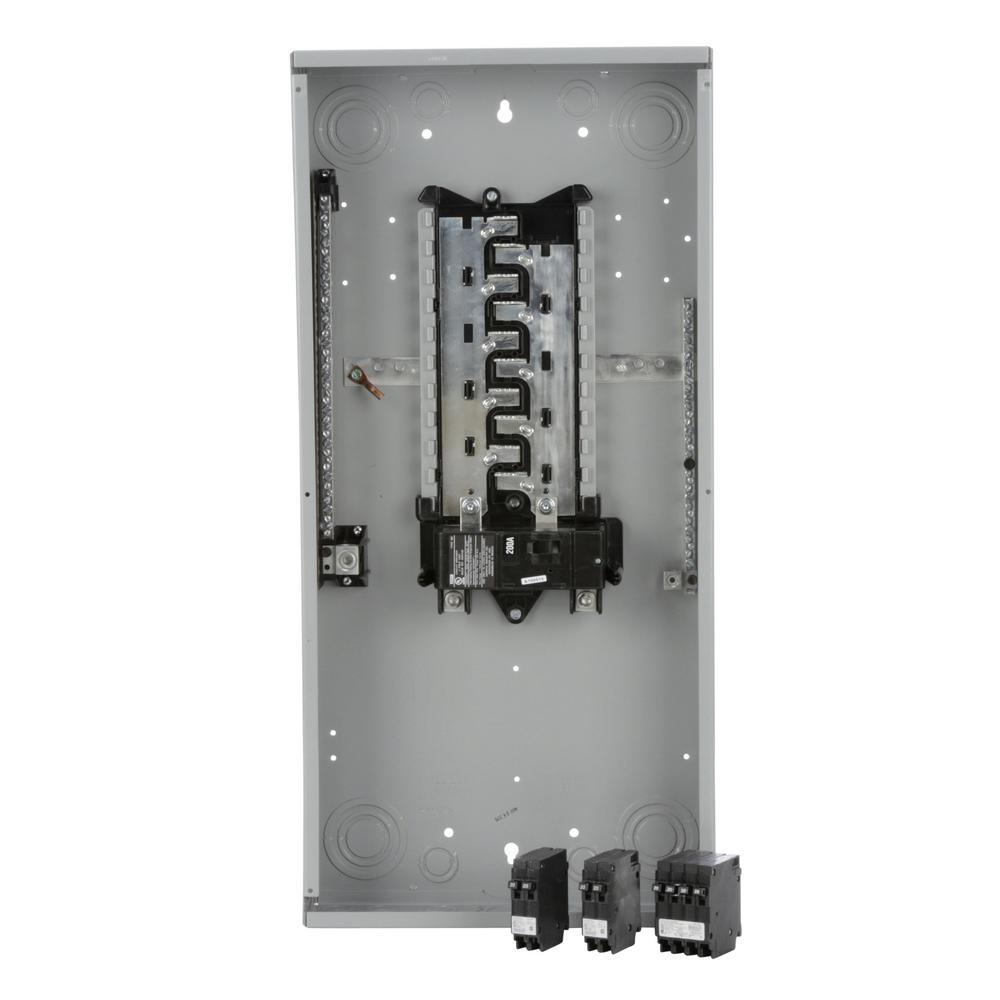200 Amp 30 Space 40-Circuit Main Breaker Indoor Load Center Value Pack - Super Arbor