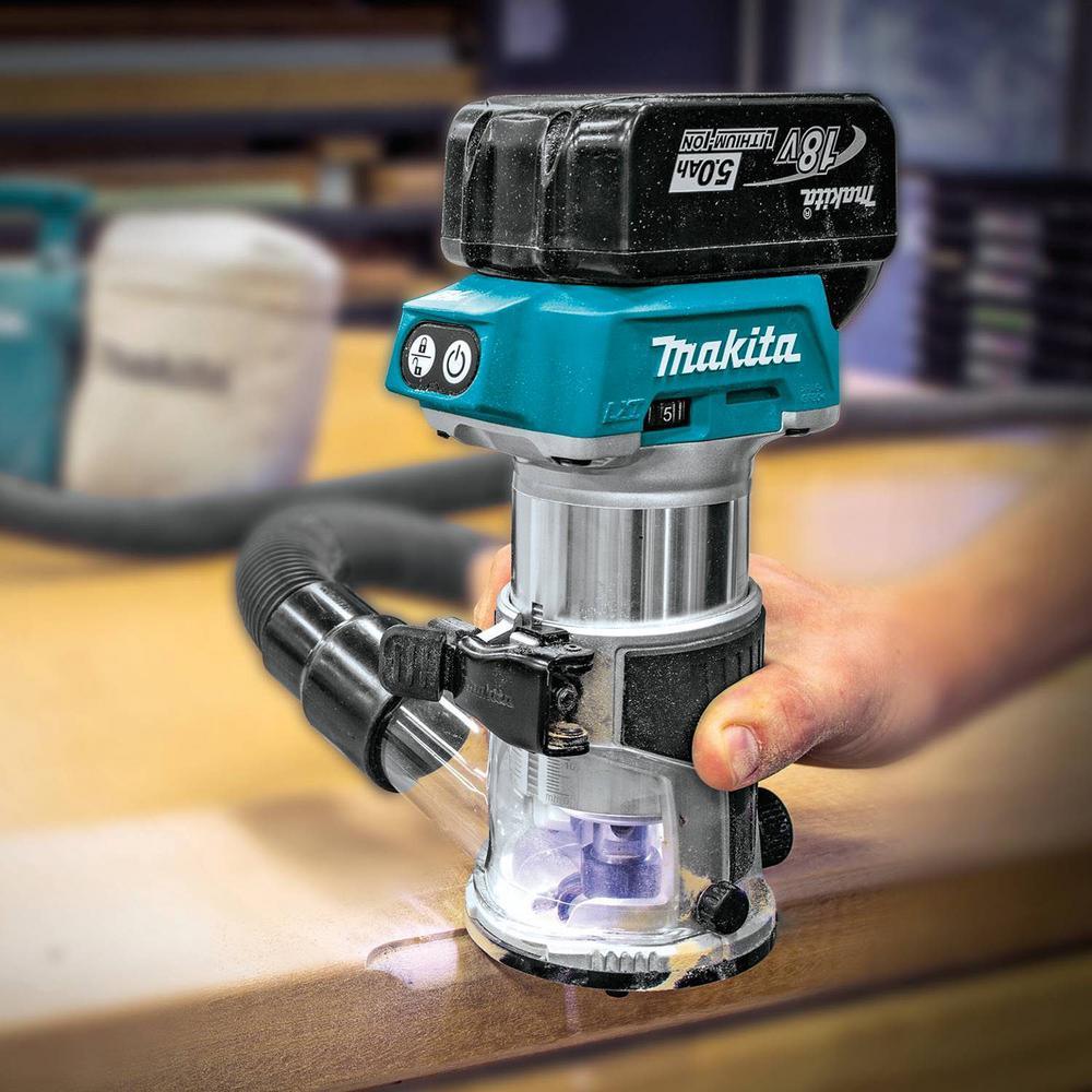 5.0 Ah 18-Volt LXT Lithium-Ion Brushless Cordless Compact Router Kit - Super Arbor