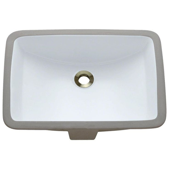 MR Direct Undermount Porcelain Bathroom Sink in White