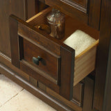 Creedmoor 30 in. W x 34 in. H Vanity Cabinet Only in Walnut - Super Arbor