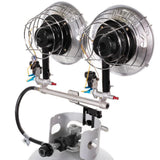 30,000 BTU Radiant Dual Burner Tank Top Propane Portable Heater with Adjustable Burner Head - Super Arbor