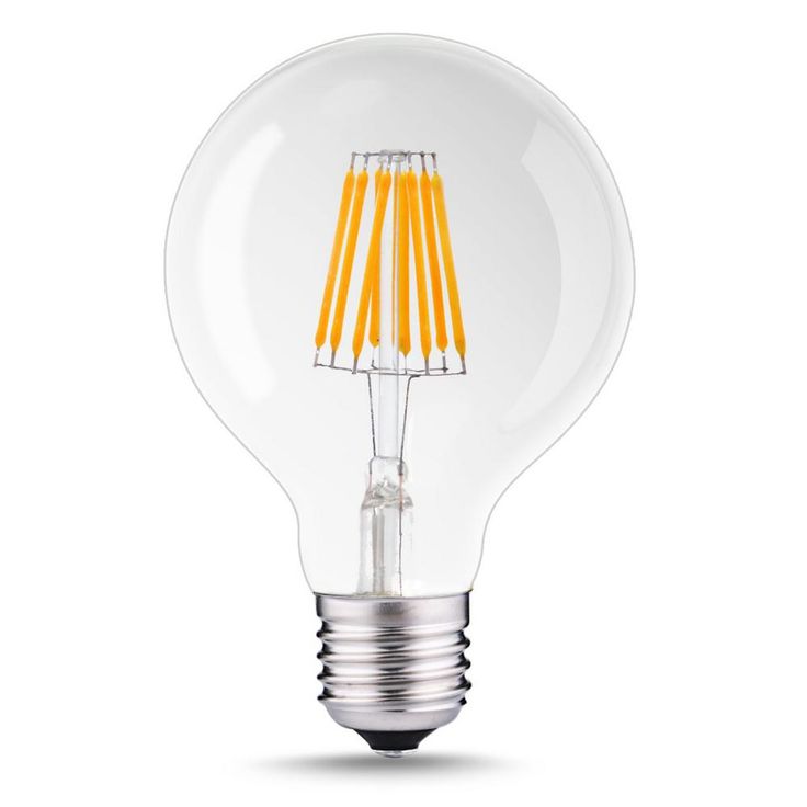 YANSUN 80-Watt Equivalent E26 G25 Dimmable Edison LED Light Bulb Soft White (4-Pack)