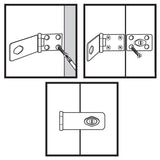 Everbilt 3-1/2 in. Stainless Steel Keylock Hasp