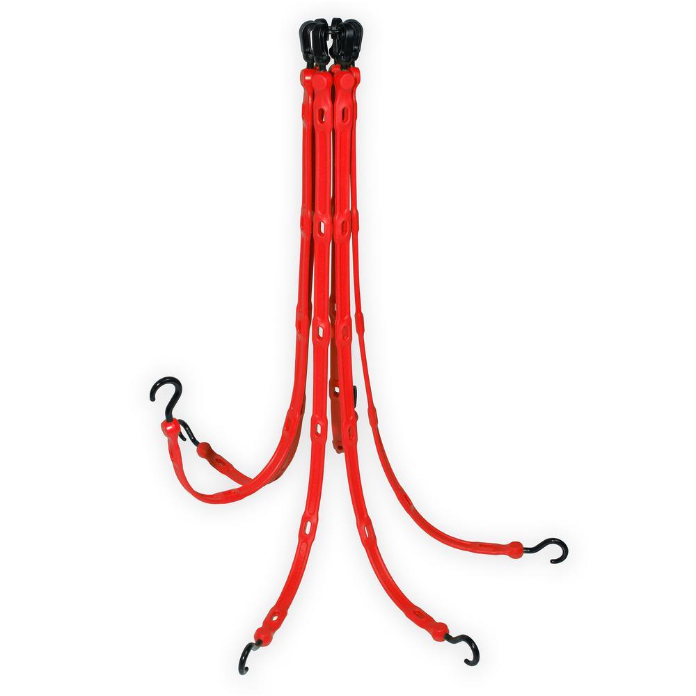 36 in. 6-Arm Flex-Web in Red - Super Arbor