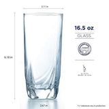Ascot 16.5 oz. Cooler (Set of 4)