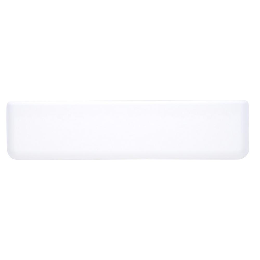 Whitehaven Farmhouse Undermount Self-Trimming Apron Front Cast Iron 36 in. Single Bowl Kitchen Sink in White - Super Arbor