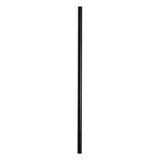 32 in. x 3/4 in. Black Pearl Matte Steel Round Baluster (10-Pack) - Super Arbor