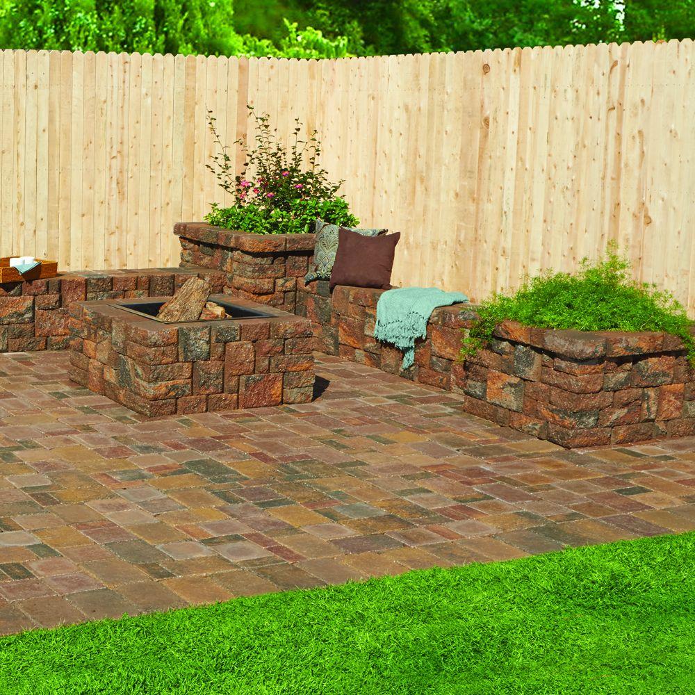 Pavestone SplitRock DoubleMedium 7 in. x 7 in. x 7 in. Winter Blend Concrete Garden Wall Block (72 Pcs. / 24.5 Face ft. / Pallet)