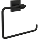 Maxted 3-Piece Bath Hardware Set with Towel Ring, Toilet Paper Holder and 24 in. Towel Bar in Matte Black - Super Arbor