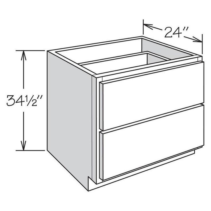 allen + roth Aveley 36-in W x 34.5-in H x 24-in D Linen Maple Drawer Base Semi-Custom Cabinet