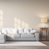 Contemporary Linen White Residential 24 in. x 24 in. Peel and Stick Carpet Tile (12 Tiles/Case)