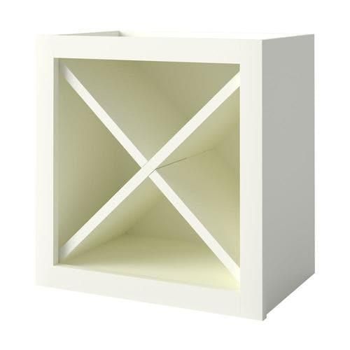 allen + roth Aveley 18-in W x 18.125-in H x 12-in D Linen Maple Drawer Wine Semi-Custom Cabinet