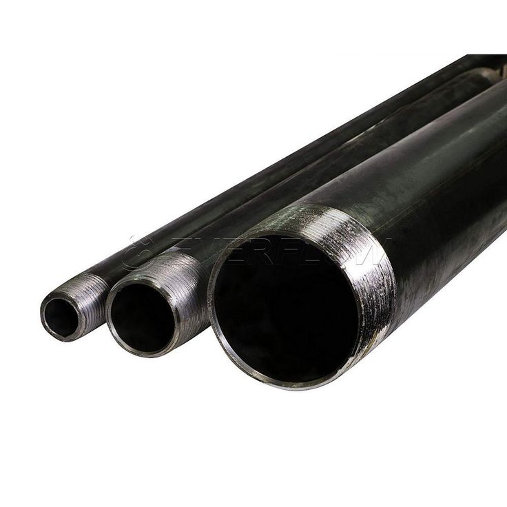 1-1/2 in. x 18 in. Black Steel Pipe