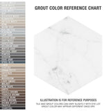 Merola Tile Classico Carrara Hexagon 7 in. x 8 in. Porcelain Floor and Wall Tile (7.67 sq. ft. / case)