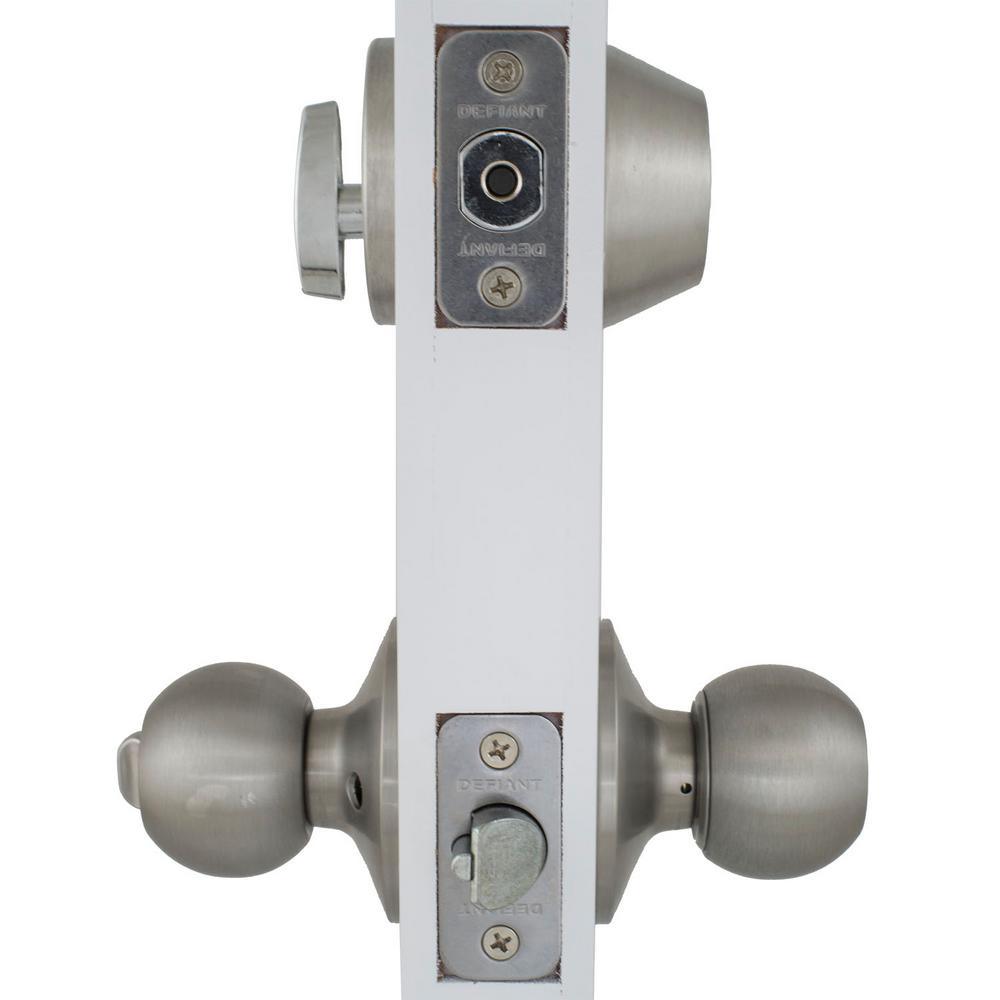 Saturn Stainless Steel Entry Knob and Single Cylinder Deadbolt Combo Pack - Super Arbor
