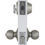 Saturn Stainless Steel Entry Knob and Single Cylinder Deadbolt Combo Pack - Super Arbor