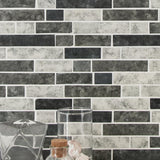 Urban Tapestry Interlocking 11.81 in. x 11.81 in. x 6 mm Glass Mesh-Mounted Mosaic Tile (14.55 sq. ft./case) - Super Arbor