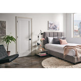 Custom Latitude Matte Black Collins Trim Combined Interior Door Lever - Super Arbor