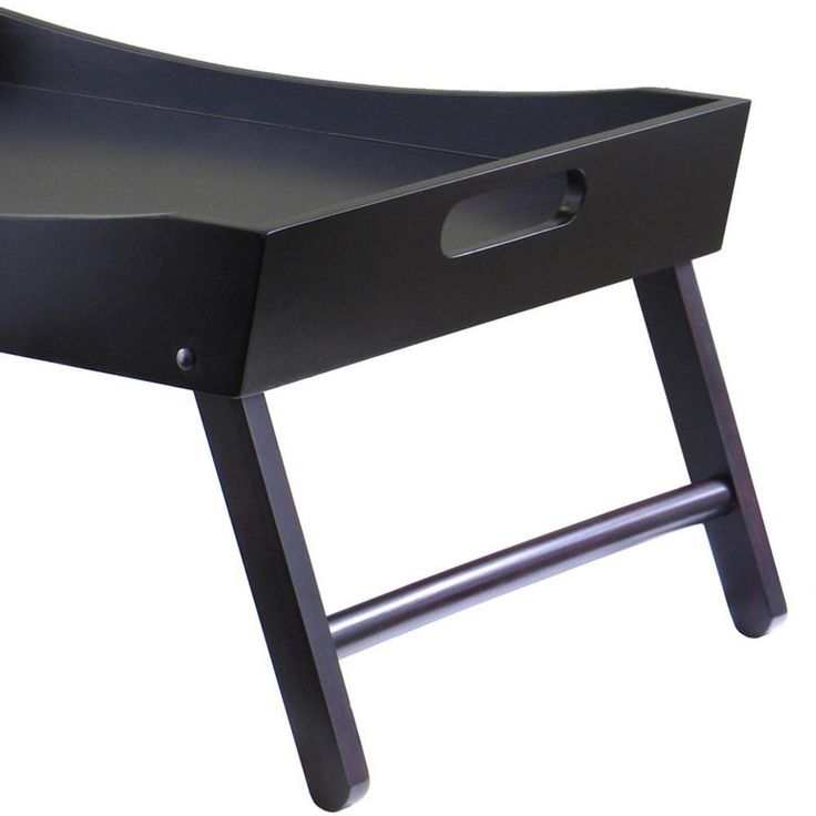 Benito Bed Tray with Curved Top, Foldable Legs