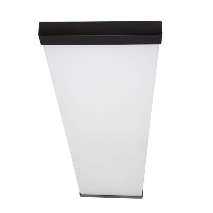 Commercial Electric 48 in. x 10 in. 4200 Lumens Matte Black End Caps Integrated LED Panel Light Selectable CCT Kitchen Lighting