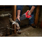 M18 FUEL ONE-KEY 18-Volt Lithium-Ion Brushless Cordless SAWZALL Reciprocating Saw Kit with Two 5.0 Ah Batteries, Case - Super Arbor