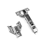 110-Degree 35 mm 1/2 in. Overlay Soft Close Face Frame Cabinet Hinges with Installation Screws (30-Pairs)