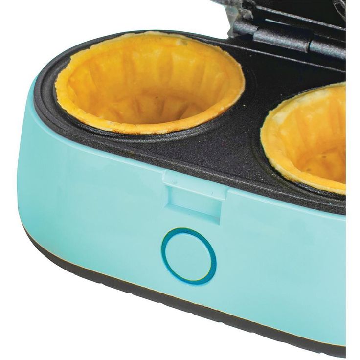Blue Double Waffle Bowl Maker