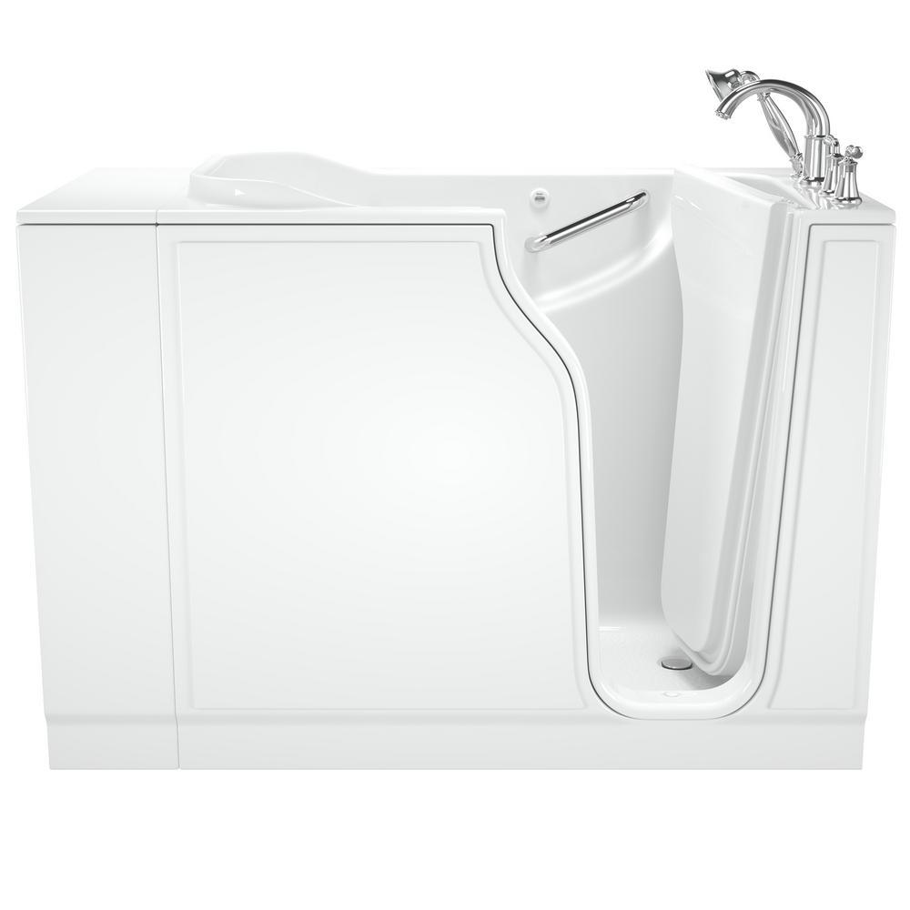 Gelcoat Value Series 52 in. Right Hand Walk-In Soaking Tub in White - Super Arbor