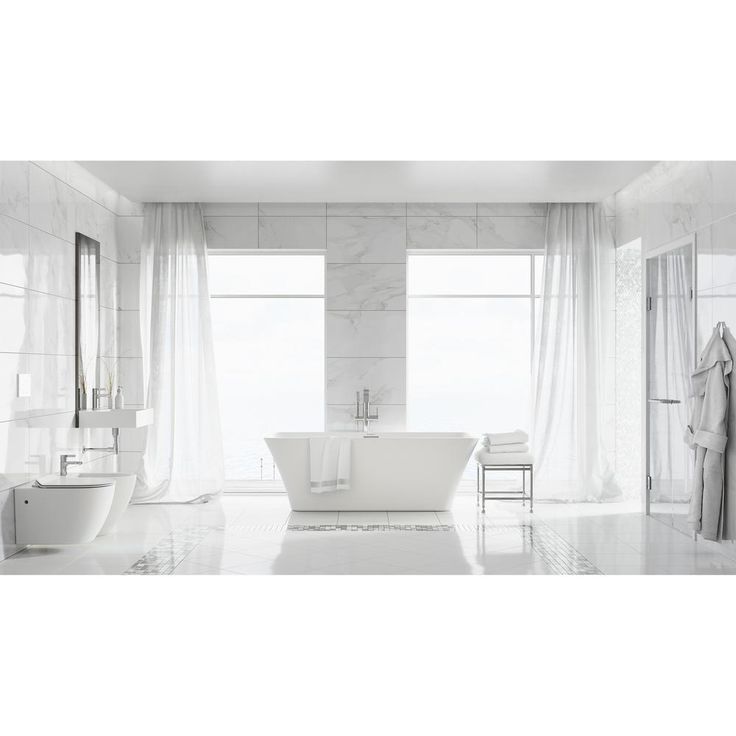 Swiss Madison St. Tropez Vessel Sink in Glossy White