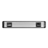 10.50 in. Smooth Aluminum Portfolio Tool Case in Silver - Super Arbor
