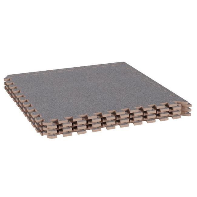 Stalwart 75-ST6094 Foam Mat Floor Tiles - Gray - 6 Piece
