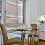 32 in. Clear Round Glass Table Top, 1/4 in. Thickness Tempered Flat Edge Polished - Super Arbor