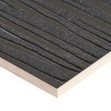 Bond Tile Remnant River Black 11 in. x 40 in. Textured Ceramic Wall Tile (4 Pieces 12.48 Sq. Ft. / Case)