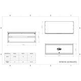 72 in. Power Workstation Professional Hutch with Stainless Steel Shelf and Work Surface in Black - Super Arbor